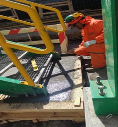 Instalación de baranda